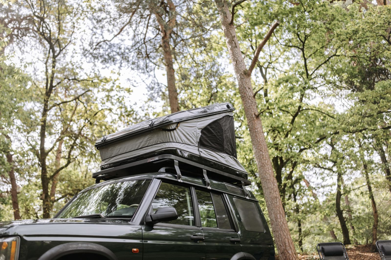 Daktent van Land Rover Discovery 2 camper