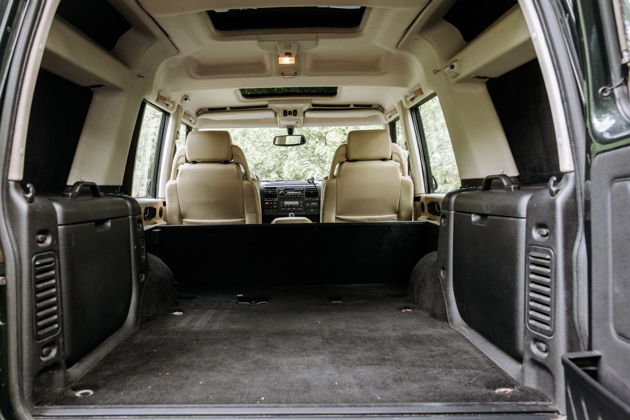 Bagageruimte Land Rover Discovery Camper